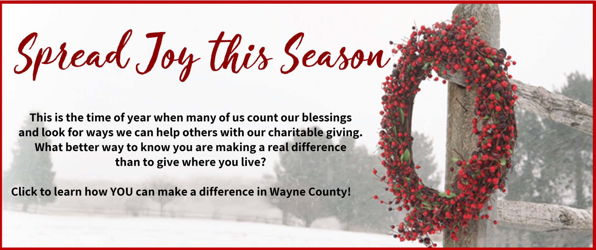 Holiday Giving