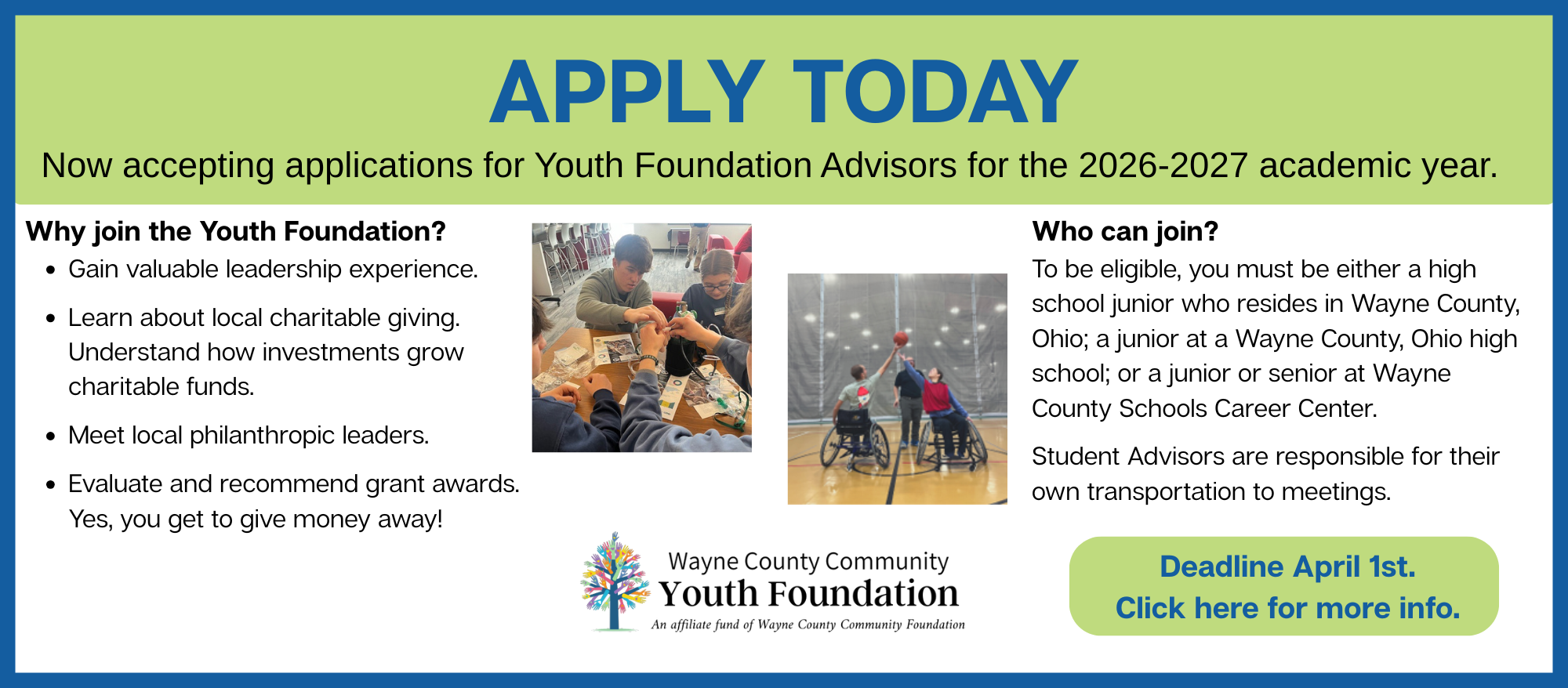Apply - Youth Foundation